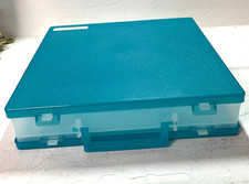 Reversable Double-sided Blue Storage Container including dividers