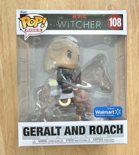 Funko Pop! Figura Vinilo Exclusiva de Walmart Rides Geralt and Roach The Witcher