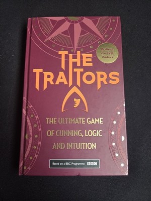 Official BBC The Traitors Logic Game Hardback Book - Alan Connor - Interactive
