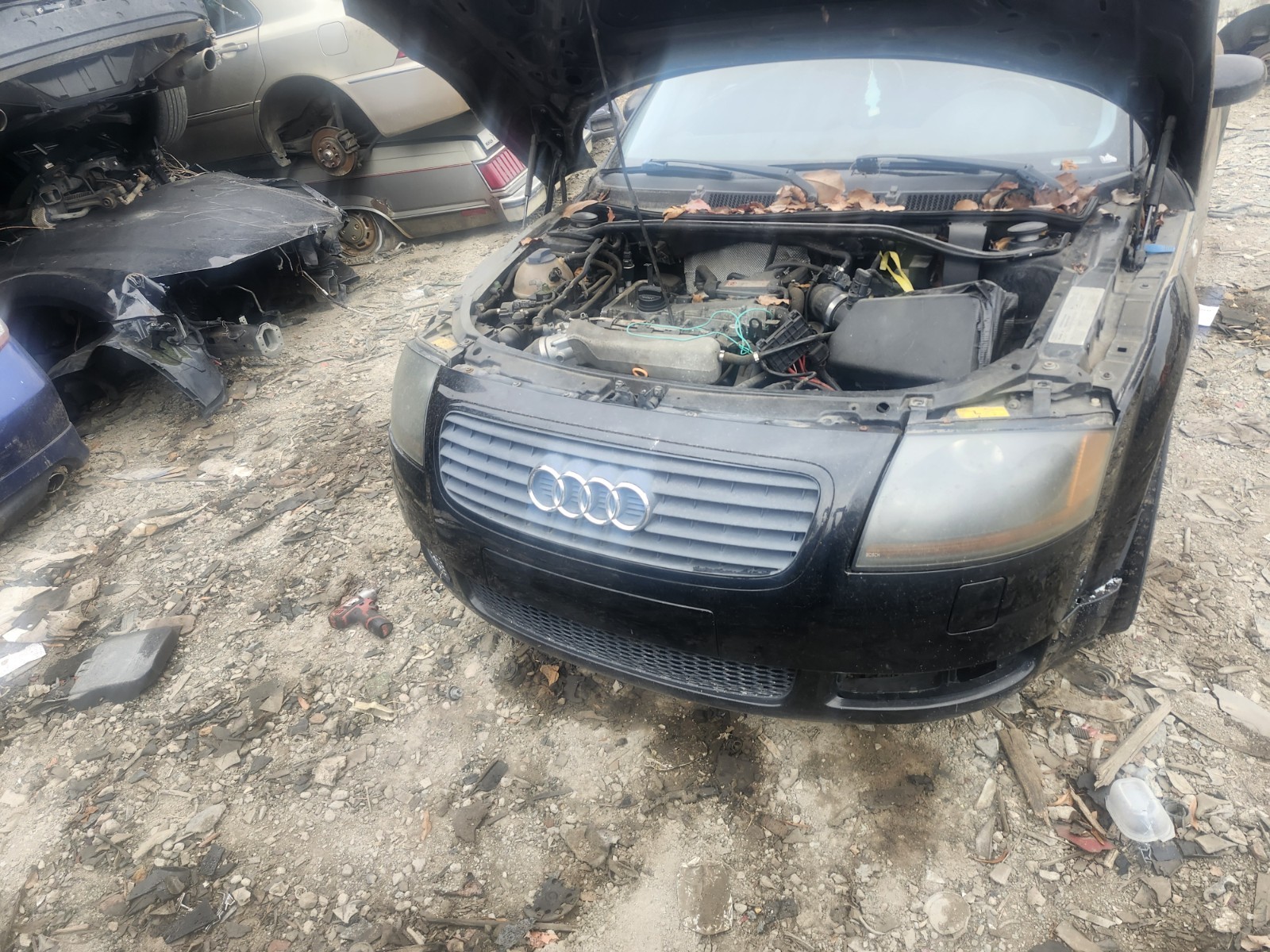 99-06 2002 2004 AUDI TT FRONT BUMPER COVER GRILL  Damaged 