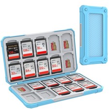 SD Card Holder with 40 Precise Slots for SDXC SDHC Micro SD Cards