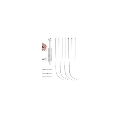 14G 16G 18G 20G Piercing Set 12 Pcs Piercings Taper Insertion Piercing Kugel ...
