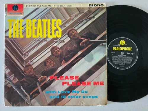 The Beatles ‎– Please Please Me VINYL LP UK 1963 (VINYL & COVER G+)