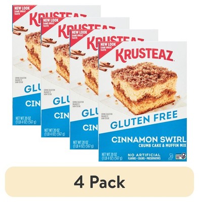  Krusteaz Gluten Free Cinnamon Swirl Crumb Cake & Muffin Mix