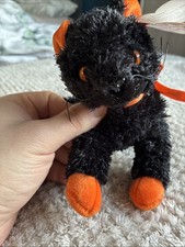 Ty Beanie Babies - FRAIDY the black and orange cat