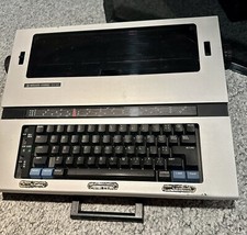 Vintage SILVER REED EX44 Electronic Typewriter With Plastic Cover And Power Lead thumbnail