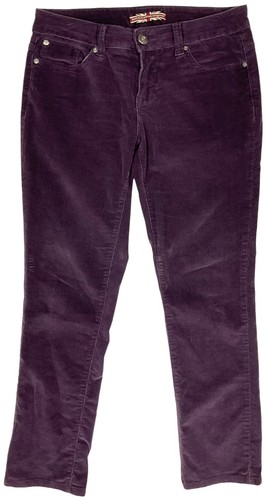 Makers of True Originals Skinny Corduroy Jeans Pants Cotton Stretch Purple Sz 31
