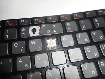 SINGLE KEY CAP+PLASTIC CLIP FOR INSPIRON 14R N4110 and XPS 15 L502X CHA01 5M98N