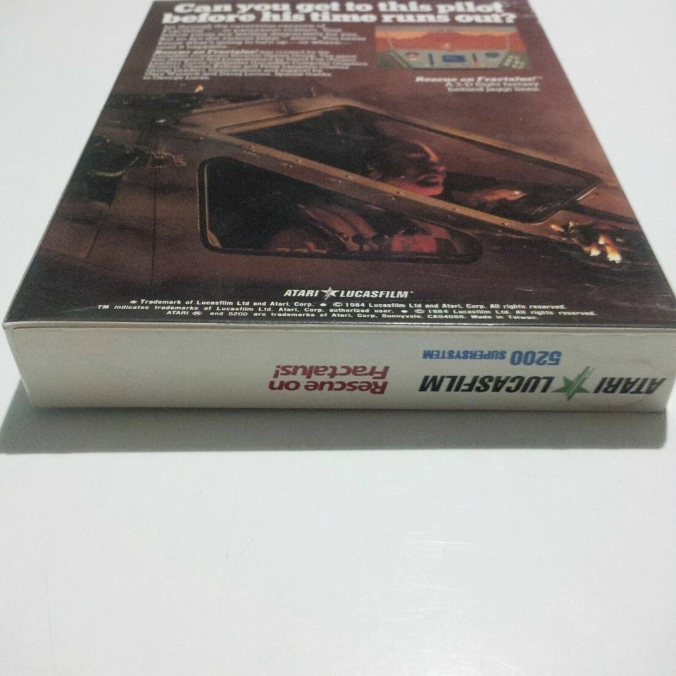Atari 5200 SuperSystem LucasFilm Rescue on Fractalus 1984 Star Wars George Lucas - Image 4 of 4