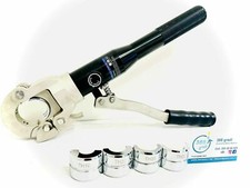 PRESSATRICE MULTISTRATO IDRAULICA PER RACCORDI PEX COMPLETA DI VALIGIA E MATRICI