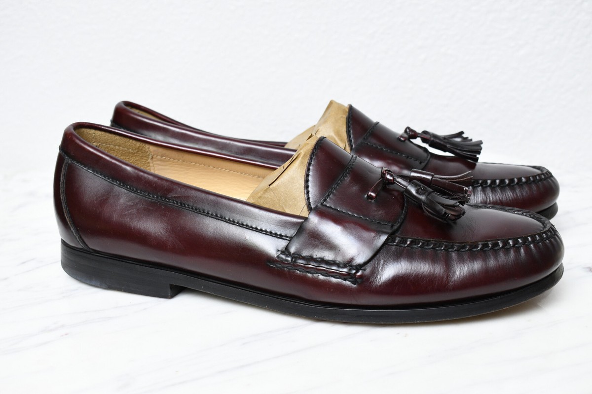 Cole Haan City Tassel Loafers – Dark Burgundy, Men’s Size 11.5 Cole Haan Mens Burgundy Slip On Loafers Tassels Size 11.5D  main image 4