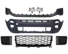 Front Bumper Cover Upper Lower For 2015-2018 Jeep Renegade Complete Set