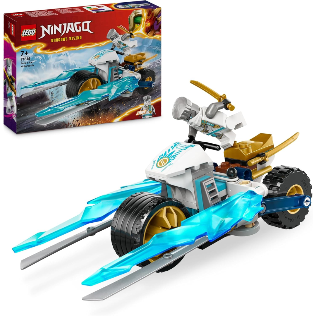 LEGO 71816 NINJAGO Zanes Ice Motorcycle Toy Dragons Rising Set
