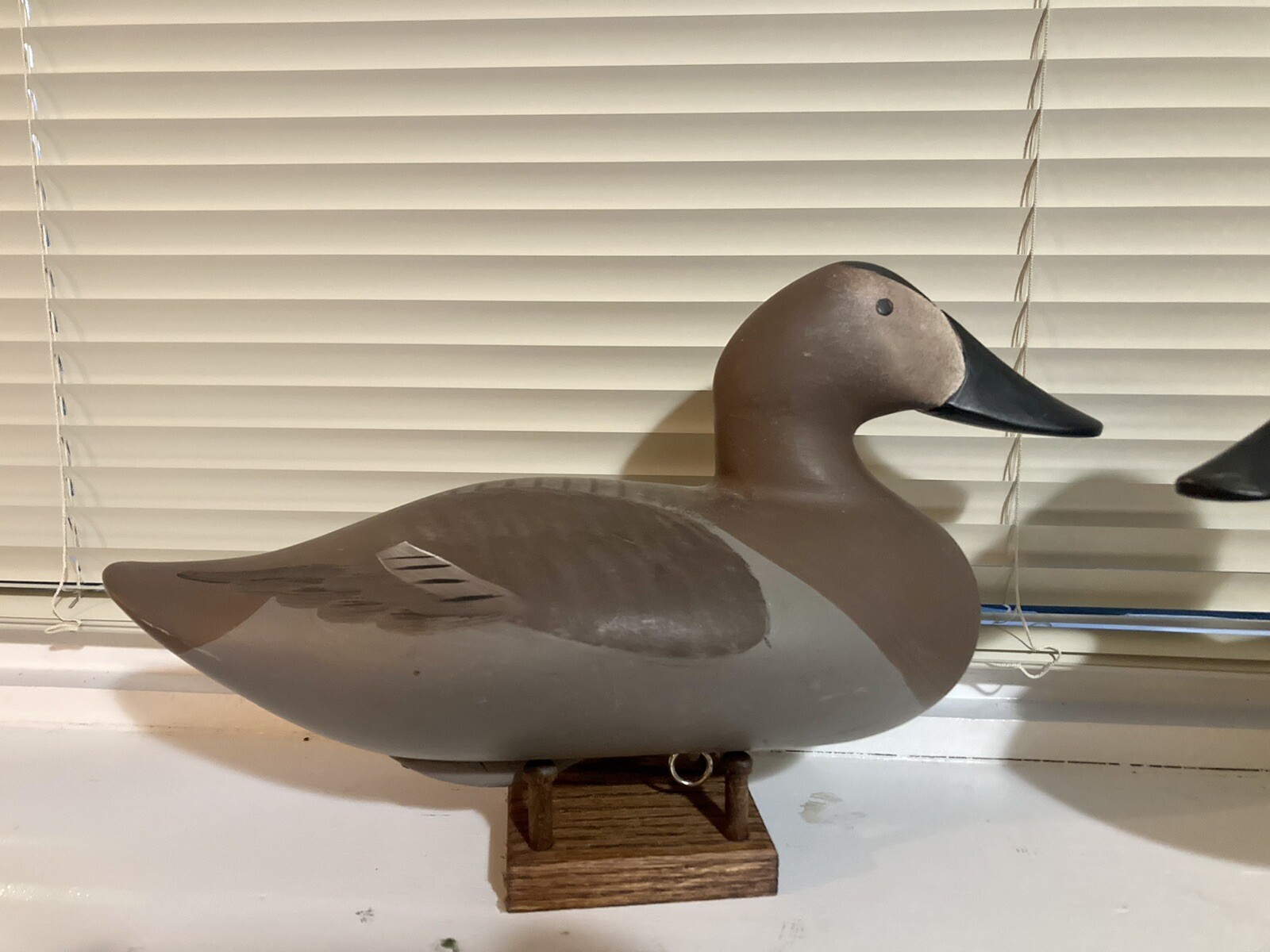 NICE Charles Capt Bob Jobes Canvasback Pair Drake Hen Decoy Havre De
