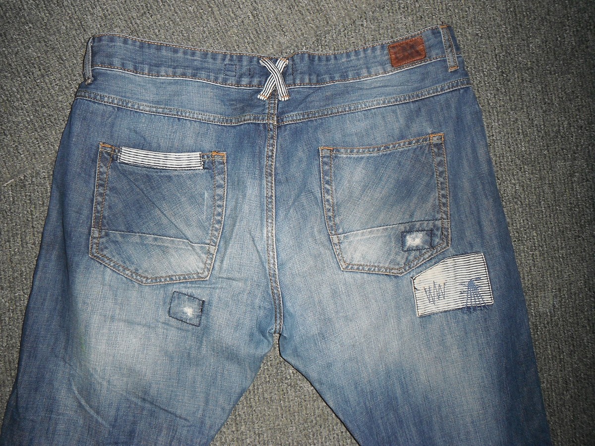 Jean ULTRA MAGNETIC Pour Homme - Taille 30, Longueur De Jambe 31 - Bleu Délavé Foncé - Occasion Bon état
