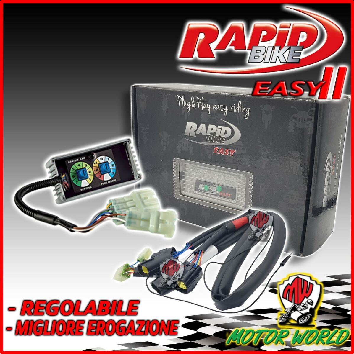 Additional Control Unit + Cables RAPID BIKE II Easy Ducati Hypermotard Evo  Sp