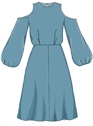 McCall's Schnittmuster 7716 Misses Kleid Overall Größe 14-22 - Bild 5 von 6