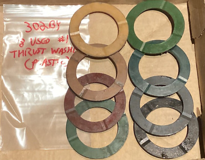 Ford C4 Auto Trans    Lot of 8    Used #1 Thrust Washers     Free Shipping
