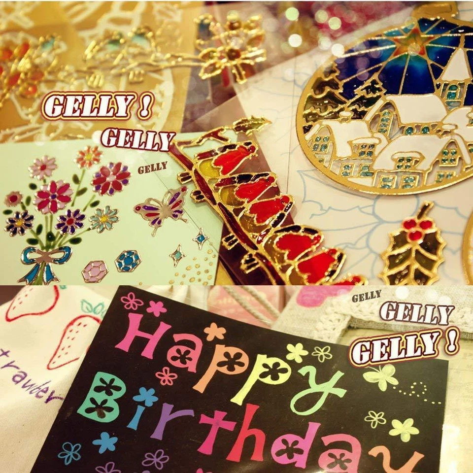 Gelly Roll Stardust Galaxy Pens / Assorted Colors 10 pcs / Sparkling Sakura  - Image 4 of 4