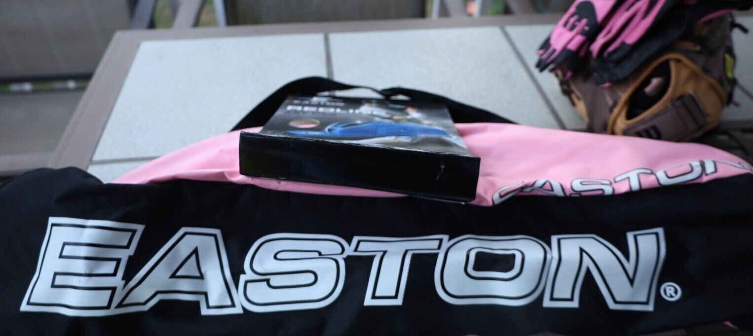 Sac De Batte Easton Redline Pour Jeunes - Baseball/Softball - Rose/Blanc - 31x7x9 Cm - Polyester Neuf