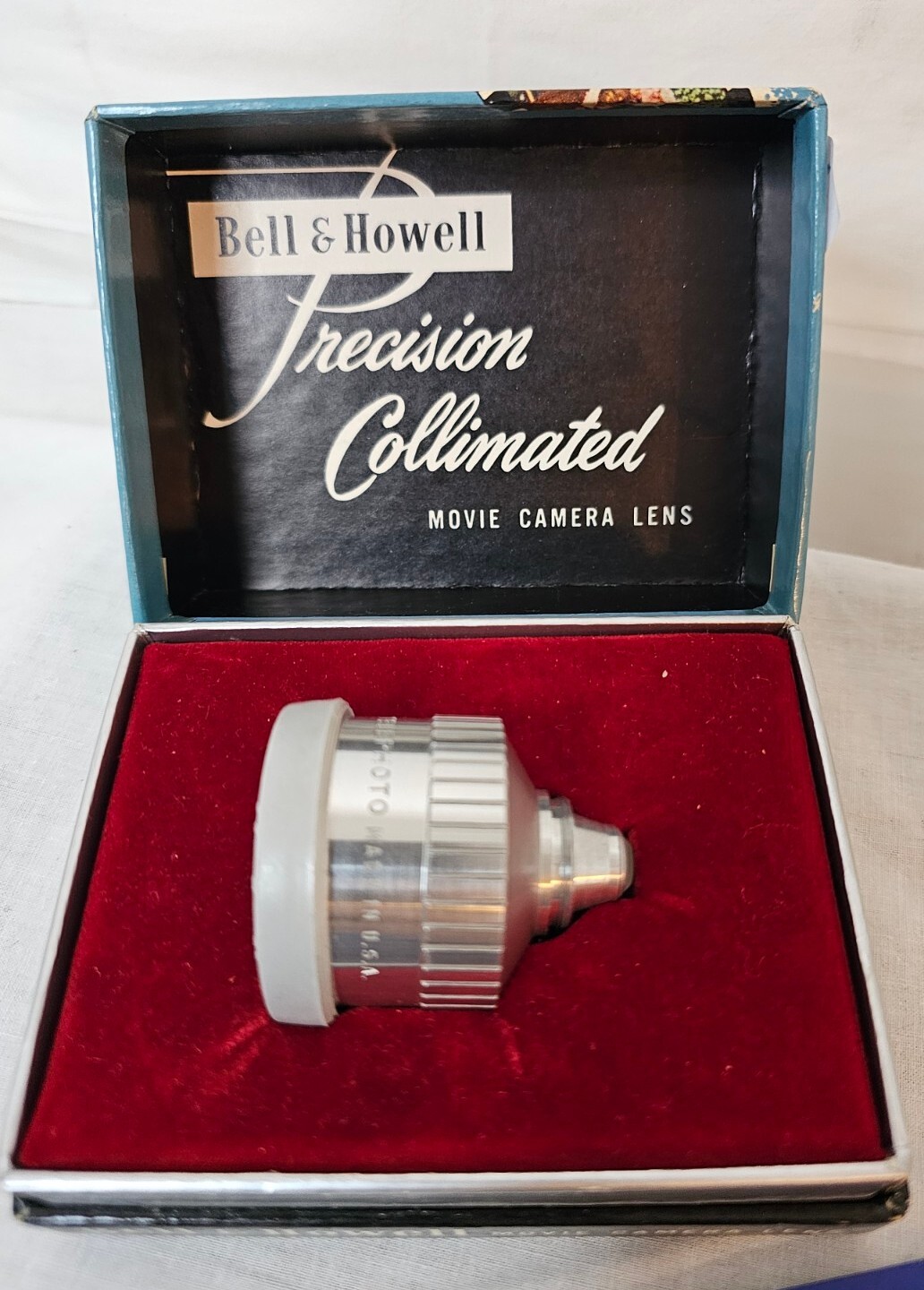 Vintage Bell & Howell Movie Camera Lens 2 1/2 x Telephoto Attachment Original B1