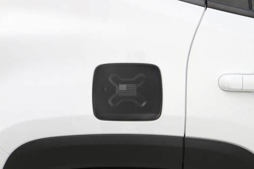 Aluminum Fuel Filler Door Cover Gas Tank Cap for Jeep Renegade Compass U.S.Flag - Picture 4 of 10