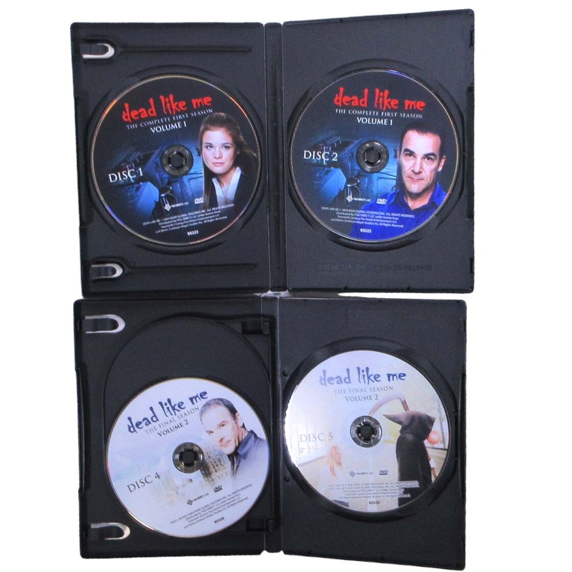 Dead Like Me Complete Series Seasons 1 & 2 Plus Bonus Movie