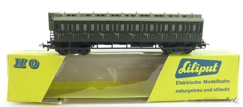 Liliput 290/3 H0  Personenwagen Abteilwagen 3. Kl. Bremserhaus OVP X00001-10713 | Zustand: Gebraucht