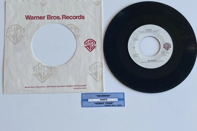 Prince, Delirious, 1982, 7 , 45RPM, RARE Jukebox Title Strip - NEAR MINT!!