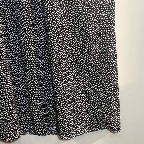 Perfect Peach Sleeveless Halter Top Sz XL Black White - Picture 5 of 7