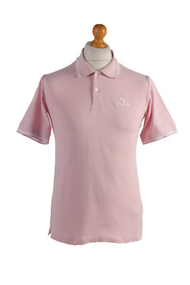 Kappa Polo Shirt Men 90s Retro Pink 