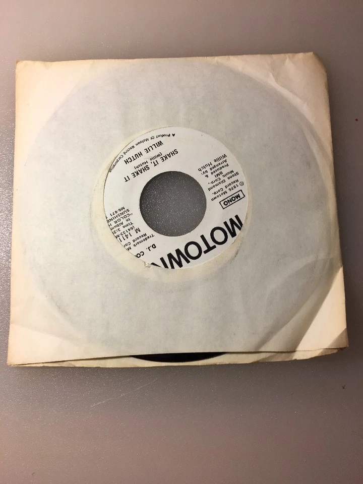 Motown Willie Hutch "Shake It, Shake It" D.J. Copy Mono Stereo - Image 4 of 4