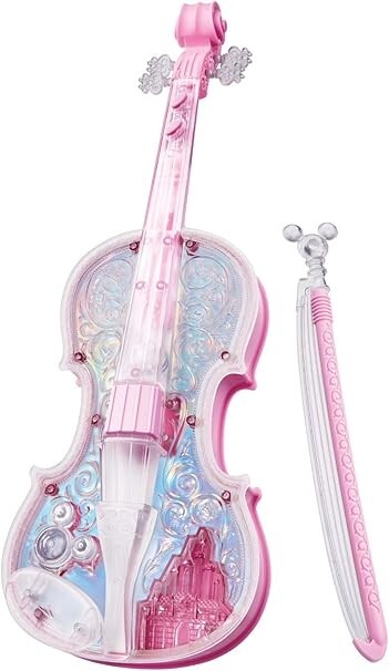 BANDAI Dream Lesson Disney Character Light & Orchestra Violin Pink