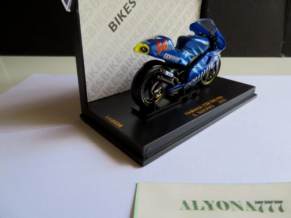 Motocicleta 1/24 Ixo YAMAHA YZR 500 S.NAKADO 2002 1:24 Altaya/IXO Foto 3 de 4