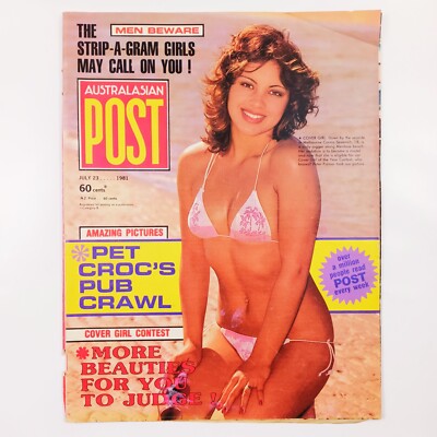 Australasian Post July 23 1981. Corina Sevenich Cover Girl Competition. Good
