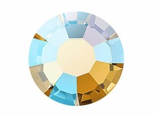 Topaz AB, Preciosa Genuine Czech Viva MAXIMA Chaton Rose Flatback Rhinestones