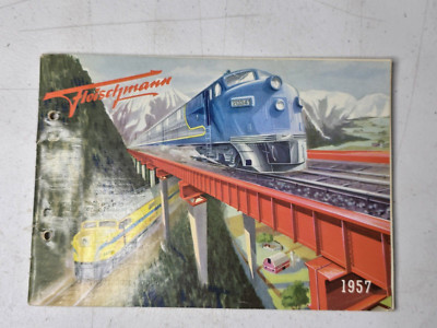 VTG 1957 Fleischmann Model Railroad Trains Sales Catalog HO Scale Collectible