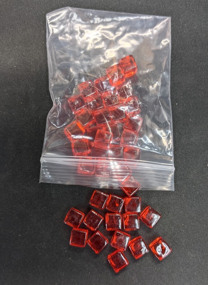 Gettoni Cubo Plastica per Giochi da Tavolo (8mm - 12mm) - Pezzi Euro Meeple Gettoni Cubo Plastica per Giochi da Tavolo (8mm - 12mm) - Pezzi Euro Meeple