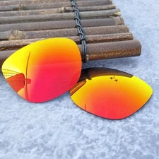 LensOcean Replacement Lenses for-Oakley Jupiter - Fire Red Polarized