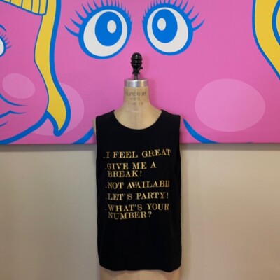 Moschino Couture Black Top I Feel Great
