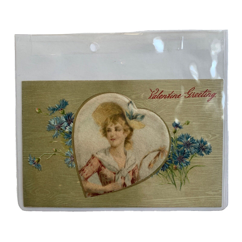 Antique Valentine's Day Postcard Made in Germany