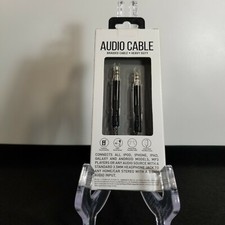 Audio Cable - Braided Cable - Heavy Duty - 3 FT - 3.5 MM -NEW