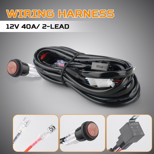 2PCS 4inch 60W Automotive LED Work Light Bars with Switch Wiring Harness Kit - Picture 7 of 14