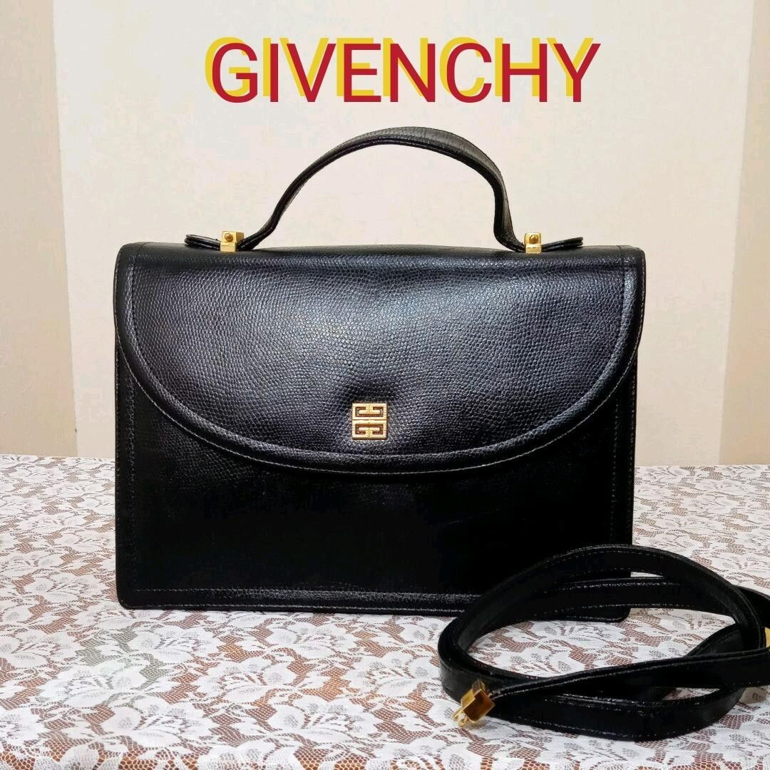 Givenchy 2Way Handbag Shoulder Bag Leather Rare Vintage for 