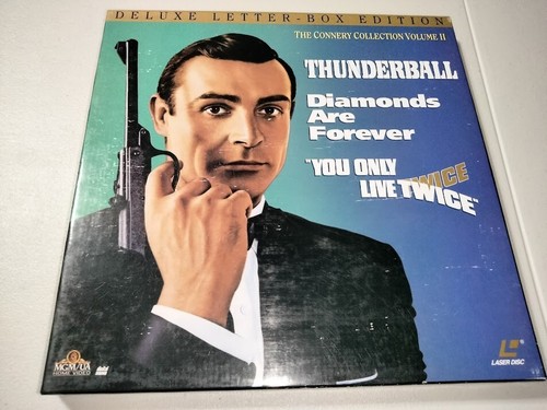 James Bond 10 Movie Laserdisc Lot Sean Connery Roger Moore George Lazenby - Imagen 16 de 19