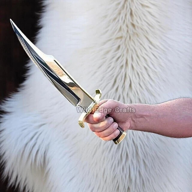 17" CUSTOM HANDMADE TOOL STEEL SURVIVAL BOWIE KNIFE HUNTING CAMPING KNIFE