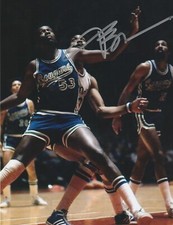 JIM CHONES  CAROLINA COUGARS ABA  ACTION SIGNED 8X10