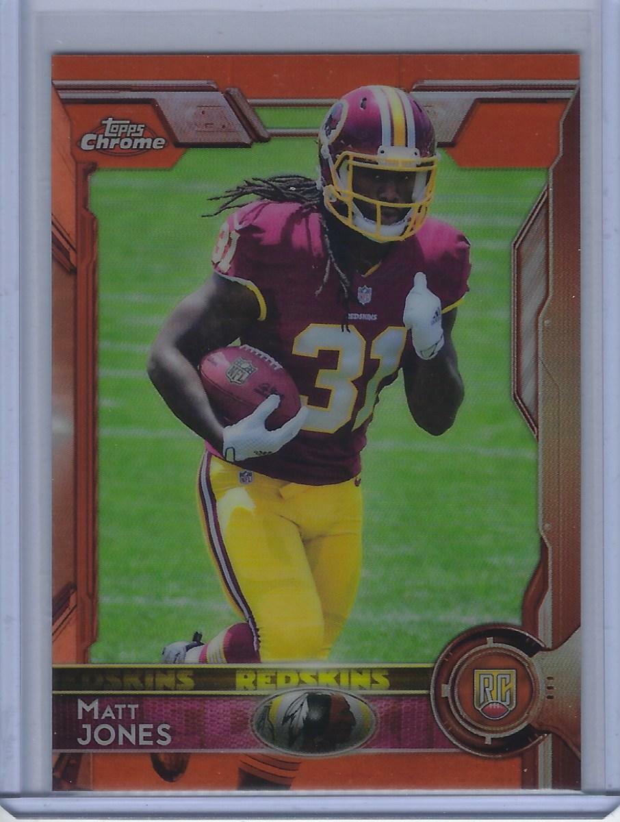 Matt Jones Topps Chrome #153 Orange Refractor