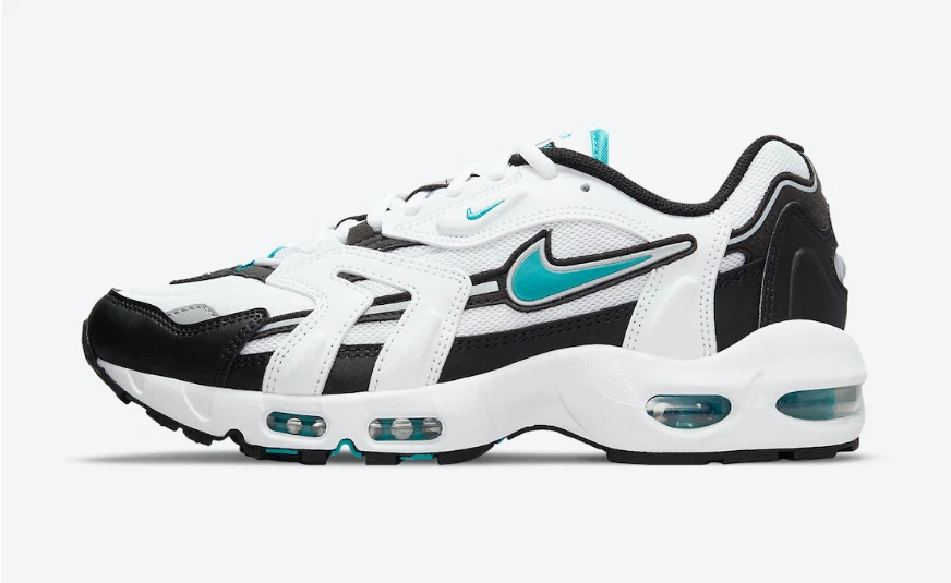 Nike Air Max 96 II White Mystic Teal Black Men's Sneakers | eBay