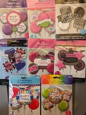 HAPPY BIRTHDAY BALLOON BOUQUETS - Foil Mylar Balloons Party - YOU PICK - NEW